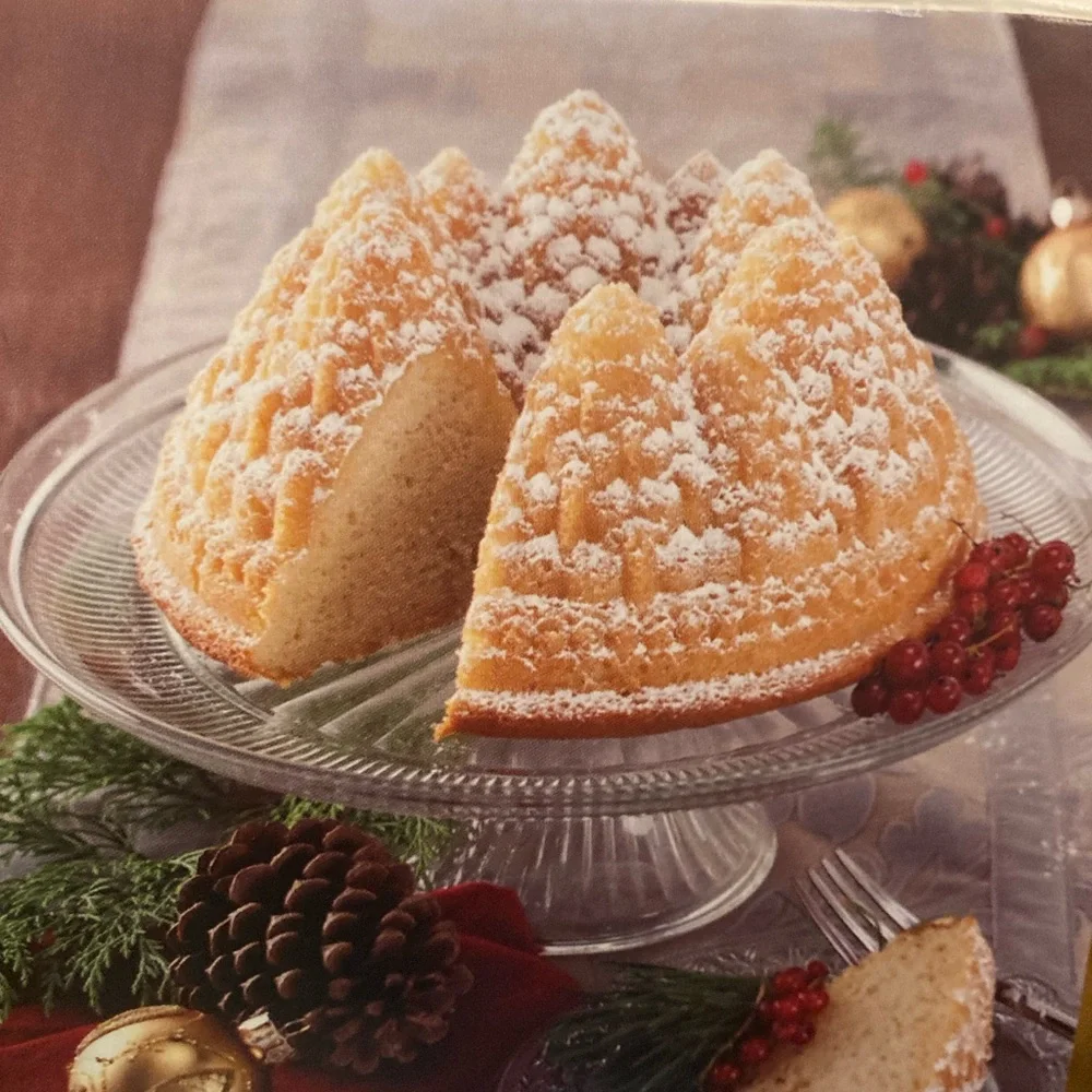 Nordic Ware Pine Forest Bundt Pan, Silver - Picture 3 of 7